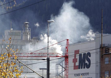 Ems Chemicals
              with steam