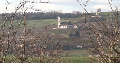 Mountain church of Hallau