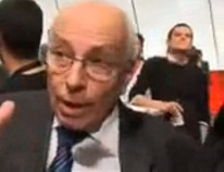 Gerhard Blocher in
                          2007, portrait of a pastor and a Bible Nazi
                          not reading many other books than the stupid
                          Bible