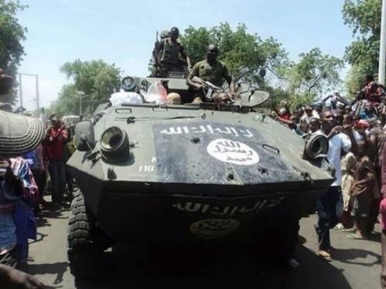 Schweinzer Radpanzer Piranha I bei Boko
                          Haram in Afrika