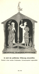 Mai 1934: Das Wetterh�uschen der politischen
                  Lage