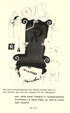 M�rz 1937: Kommunistensessel in Z�rich frei