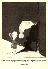 Oktober 1937: Nazigeld f�r die schweizer
                  Nazi-Frontenbewegungen