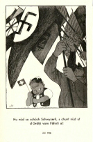 Juli 1938: Fahnenschwingen Schweiz-Drittes
                    Reich