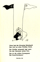 September 1939: Kommunisten und Fr�ntler umarmen
                  sich