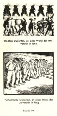 Dezember 1939: Erschiessung von Studenten in
                  Prag