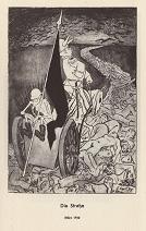 Die Strasse des Todes durch Krieg