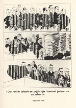 Dezember 1945: Die Nazigr�ssen im
                    Str�flingsanzug