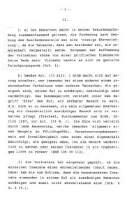 Nichteintretensentscheid des
                              Obergerichts Z�rich vom 3. November 1999
                              mit Billigung der SVP-Hetze gegen
                              Ausl�nder 03